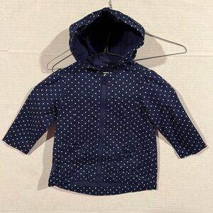18-24mo Toddler Blue Polkadot Jacket Gymboree